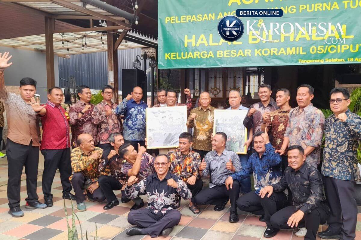 Acara Pelepasan Purnatugas Koramil 05 Ciputat